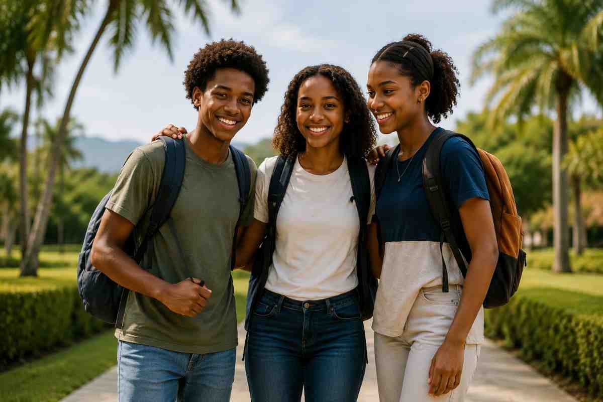 Family connecting and thriving together